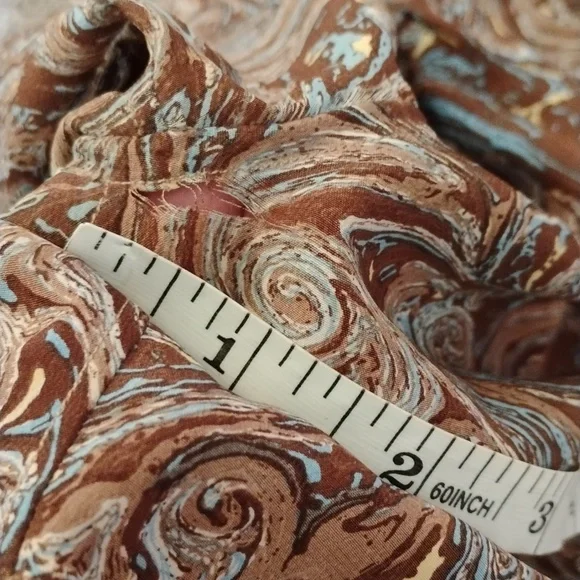 Vintage Saint Laurent Swirl Paisley Blouse With Flaws - Picture 7 of 10
